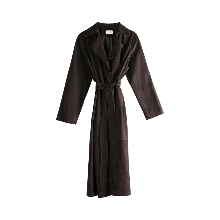 The Row Solana Coat "Dark Brown"