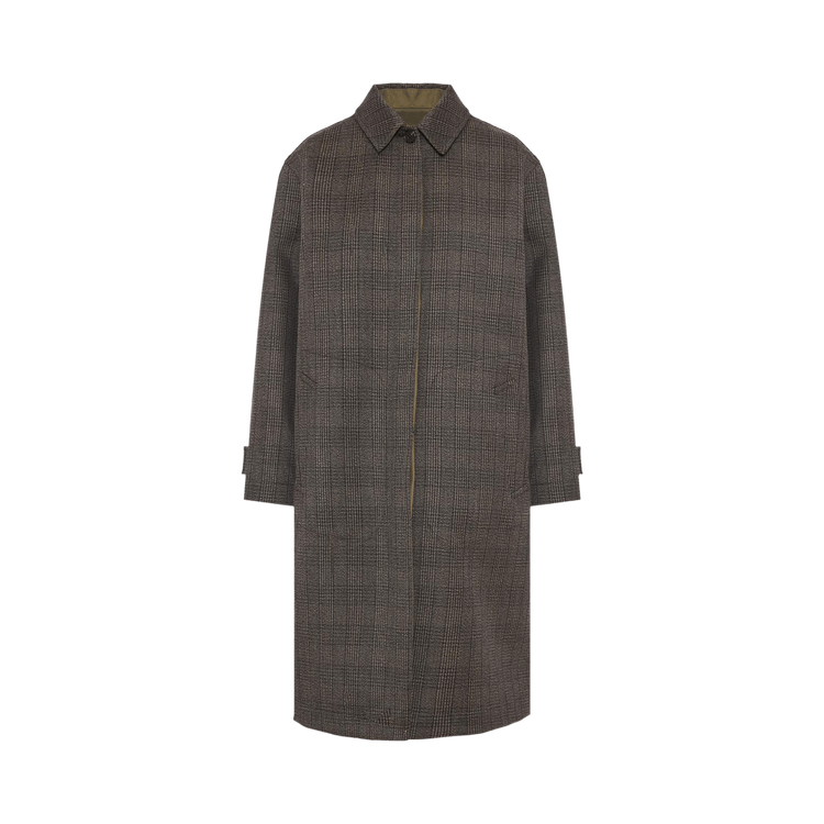 The Row Palomar Coat "Black/Light Brown"