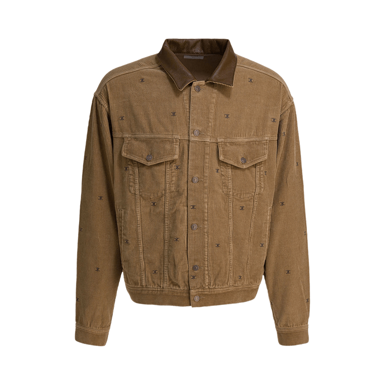 CELINE Oversized Trucker Jacket "Light Coffee/Light Stone Wash"