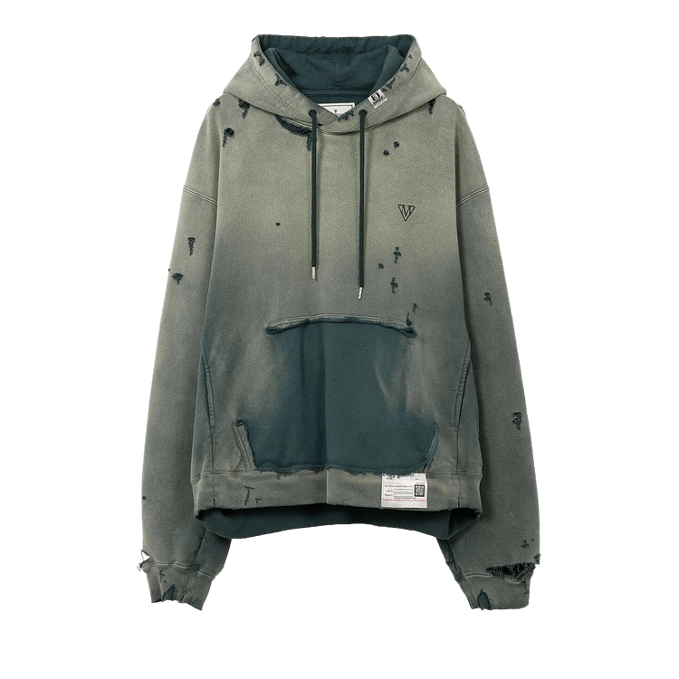 Maison Mihara Yasuhiro Sun Faded Hoodie "Green"