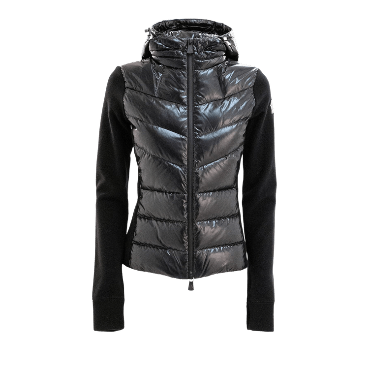 Moncler Grenoble Zip Up Cardigan "Black"