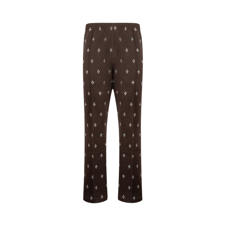 Needles Track Pant Poly Jacquard "Brown"