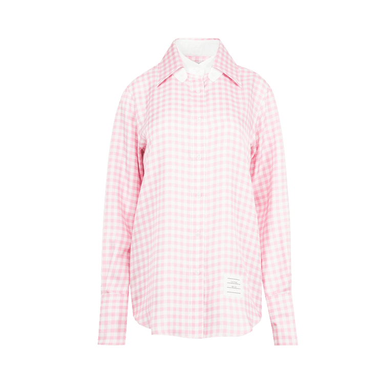 Thom Browne Straight Fit Modular Shirt "Light Pink"