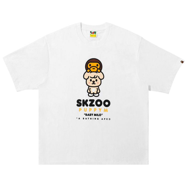 BAPE x Stray Kids PuppyM Baby Milo Tee "White"