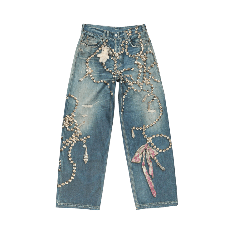Acne Studios 1981 Loose Fit Jeans "Mid Blue"
