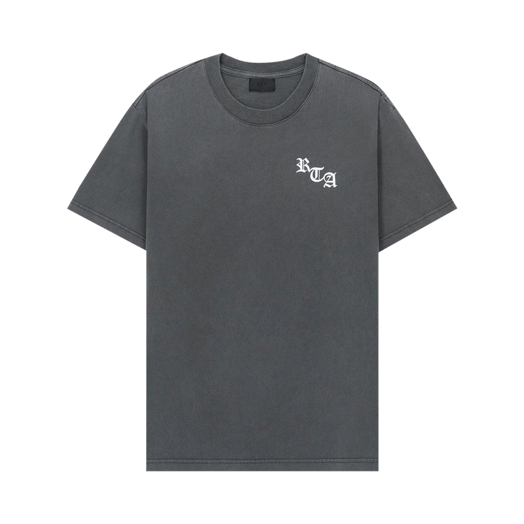 RtA Colin Oversized Tee "Vintage Black Old English LA"