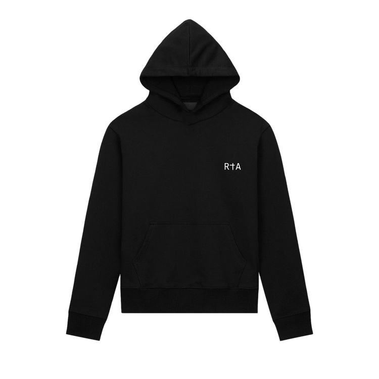 RtA Dion Hoodie "Black White Cross"