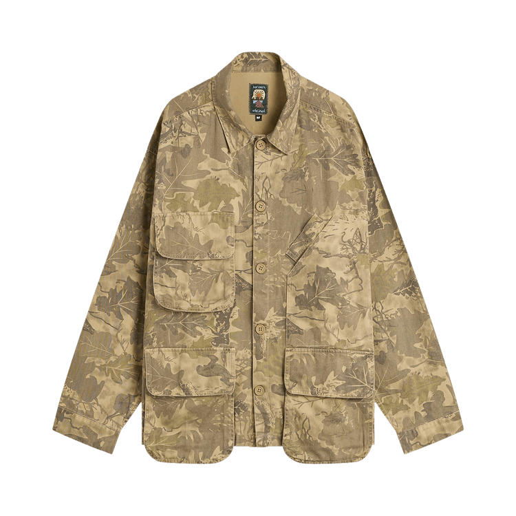 Brain Dead Twill Military Shirt Jacket "Camo"