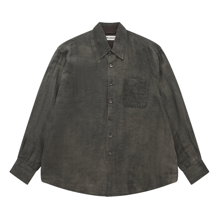 Our Legacy Sparse Cotton Above Shirt "Dark Cloud"