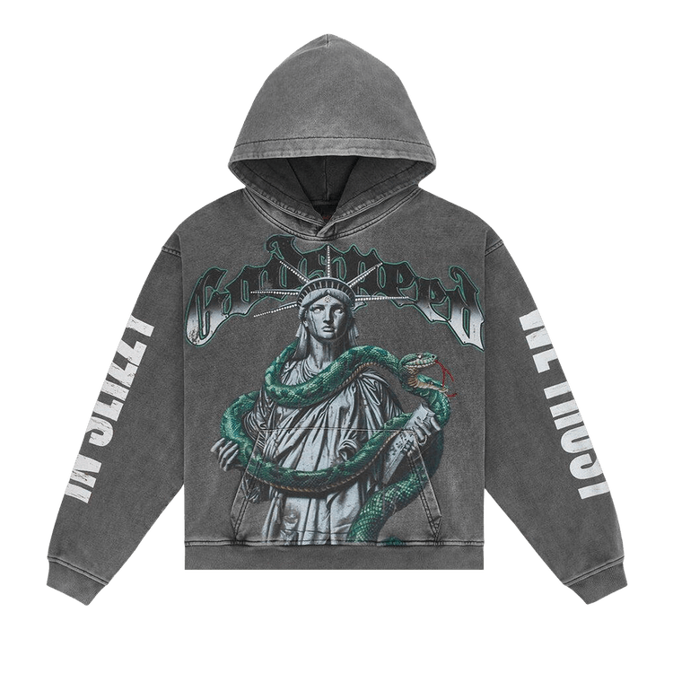 Godspeed Top 5 Slizzy VVS Hoodie "Grey Wash"