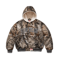 Supreme x Mitchell & Ness Lined Hooded Satin Varsity Jacket "Realtree AP Camo"