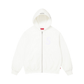 Supreme S Logo Zip Up Hooded Sweatshirt "White"