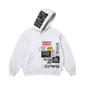 Supreme 176 Zip Up Hooded Sweatshirt "Ash Grey"