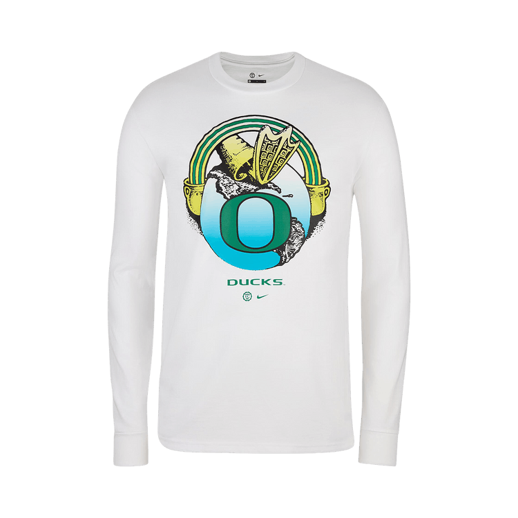 Nike x Class Trip x Grateful Dead x Oregon Duckin' to Eugene Long-Sleeve T-Shirt 'White'