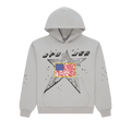Sp5der Star Girl Hoodie "Grey"