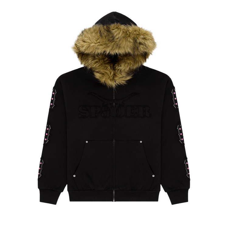 Sp5der Garibaldi Zip Up "Black"