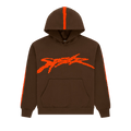 Sp5der Screaming Eagle Hoodie "Brown"