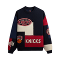 Kith For The New York Knicks Patchwork Crewneck Sweater "Nocturnal"