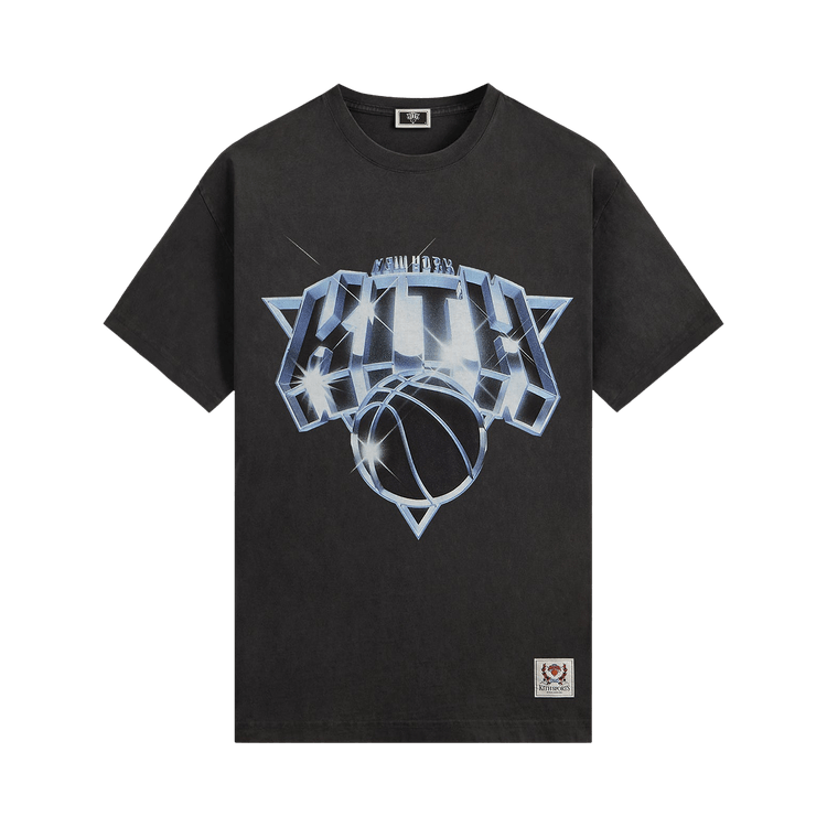 Kith For The New York Knicks Chrome Vintage Jones Tee "Black"