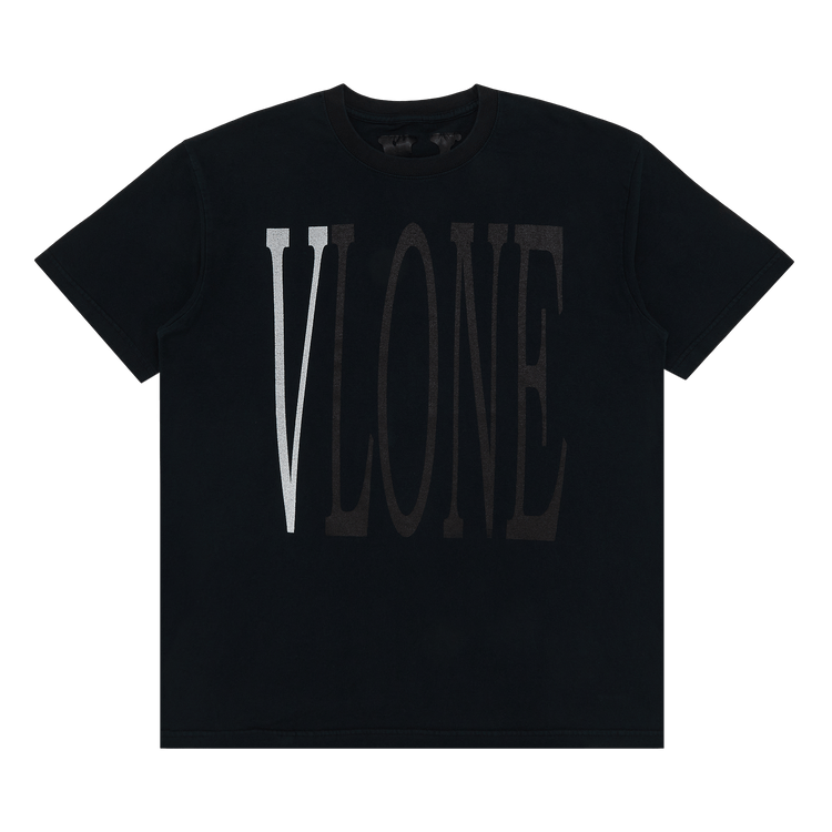Vlone Staple T-Shirt "Black/Black/Silver"