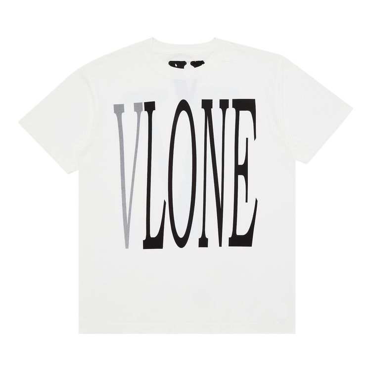 Vlone Staple T-Shirt "White/Black/Silver"