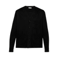 Bode Astor Trillium Long-Sleeve Shirt "Black"