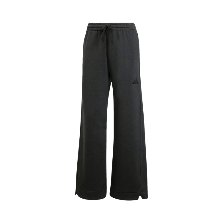 Adidas ALL SZN Fleece Loose Wide-Leg Pants "Black"