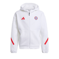 Adidas FC Bayern Z.N.E. Anthem Jacket "White/Black"