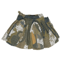Who Decides War Window Pocket Cargo Maxi Skirt "Blue"