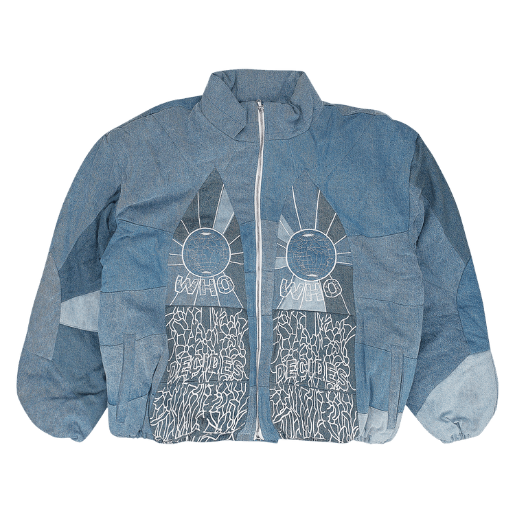 Who Decides War Embroidered Bomber "Blue"