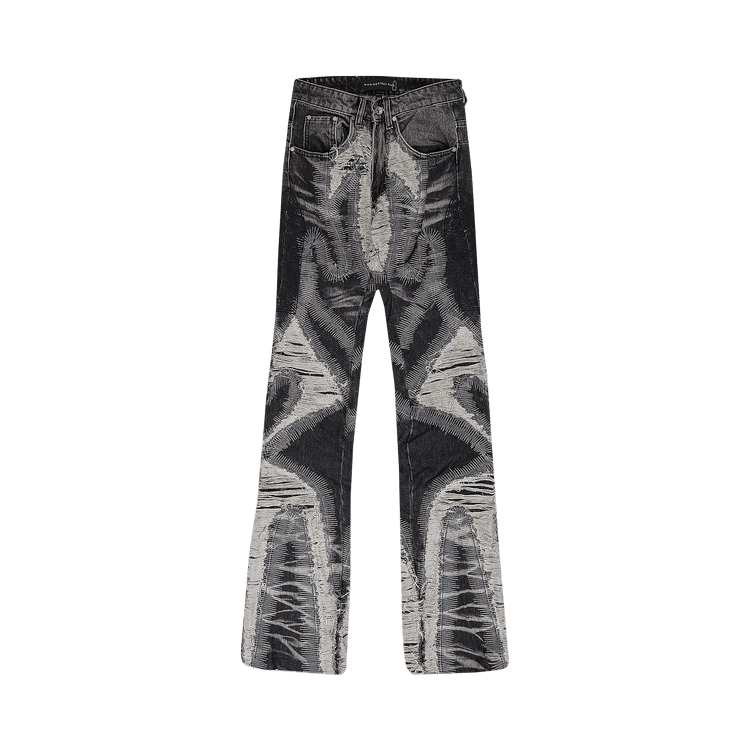 Who Decides War Path Wide Leg Jeans "Black"