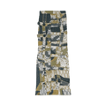 Who Decides War Affinity Grid Bondage Maxi Skirt "Blue"