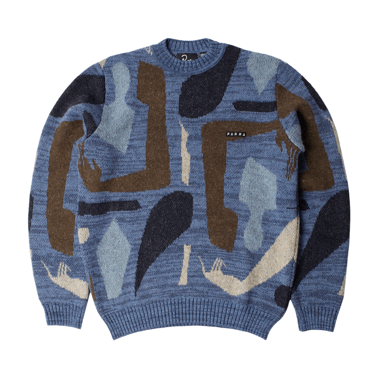 Parra Detached Knitting Pullover "Blue"