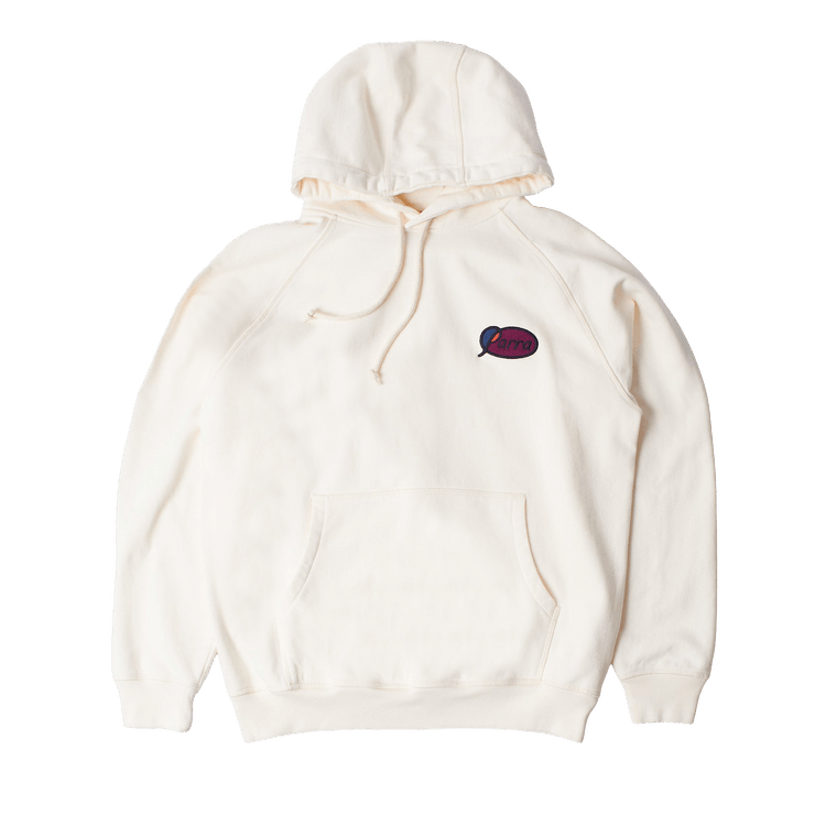 Parra Circled Script Logo Hooded Sweatshirt "Off White"