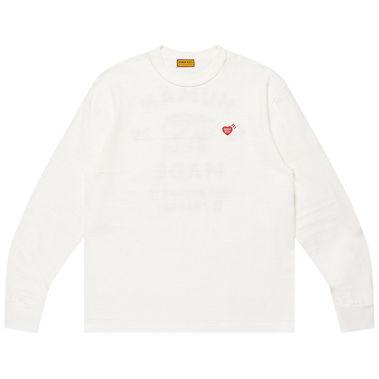 Human Made Graphic Long-Sleeve T-Shirt #2 "White"