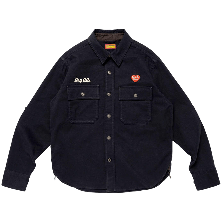Human Made Work Shirt "Navy"