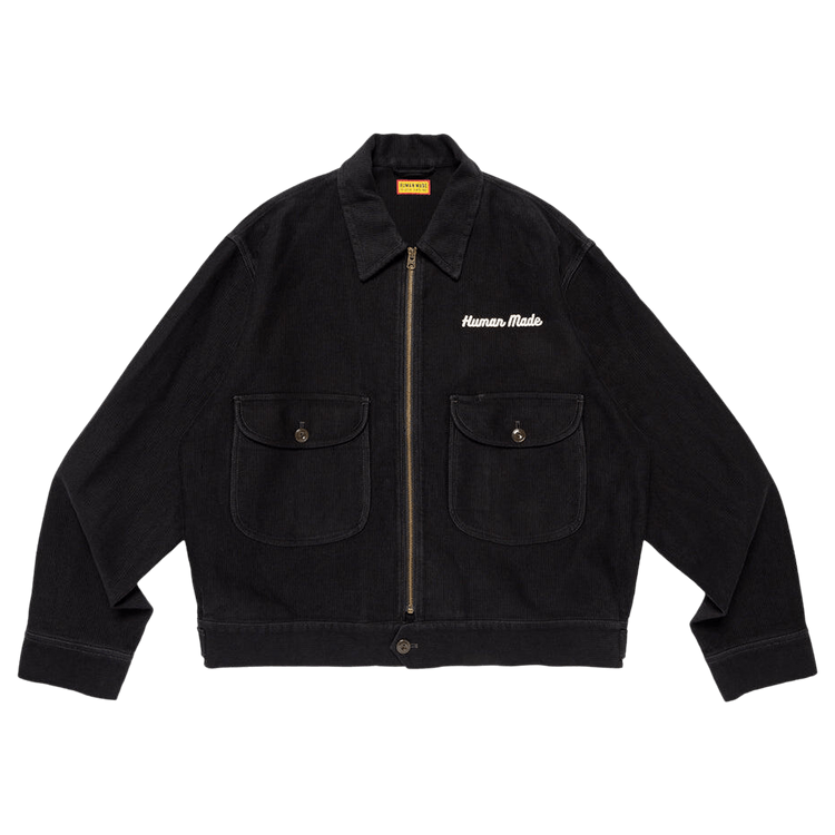 Human Made Zip Up Work Jacket "Black"