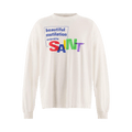 SAINT Mxxxxxx Beautiful Saint Long-Sleeve Tee "White"