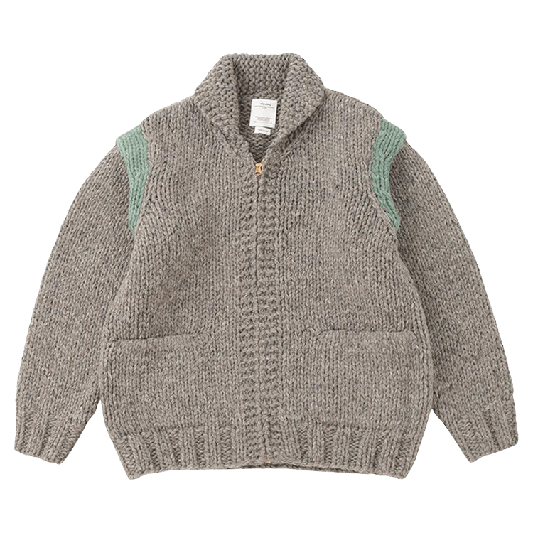 Visvim Cowichan Hand Knit Sweater "Brown"