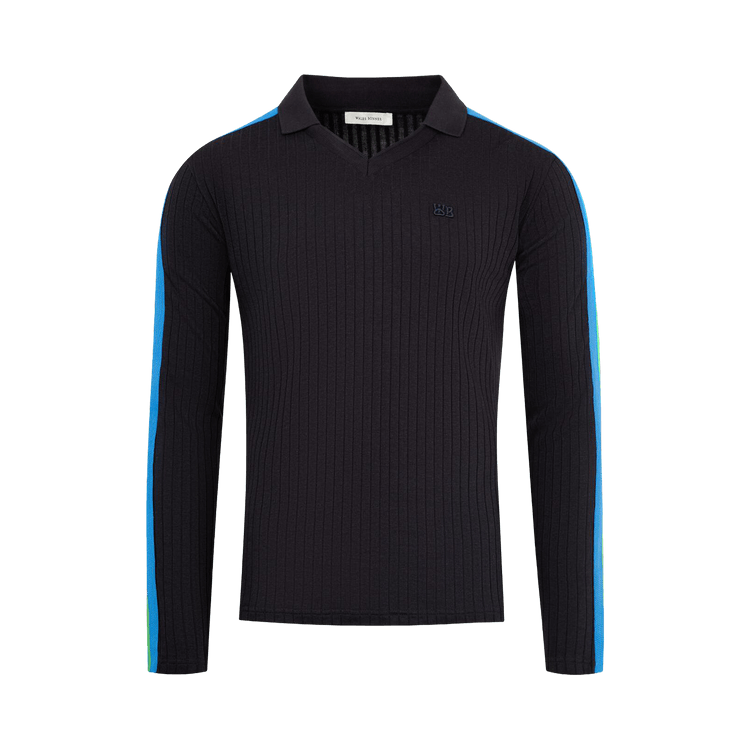 Wales Bonner Roots Polo Shirt "Navy"