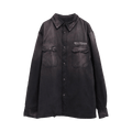 Willy Chavarria Corcoran Long-Sleeve Shirt "Black"