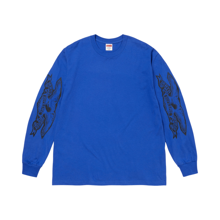 Supreme x Antihero Eagle Long-Sleeve Tee "Royal"