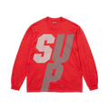 Supreme Reflective Long-Sleeve Top "Red"