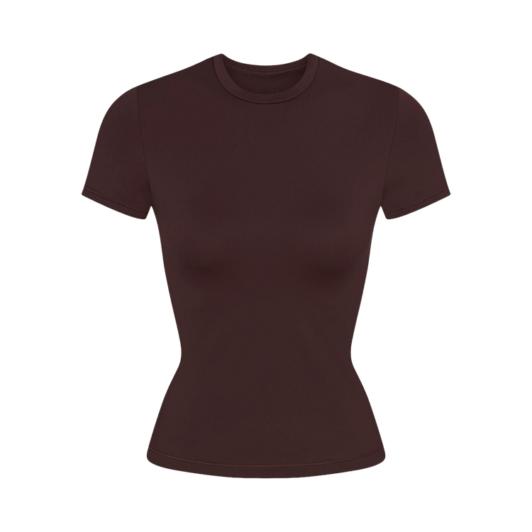 NikeSKIMS Matte Padded Baby T-Shirt "Dark Sepia/Dark Sepia/Dark Sepia"