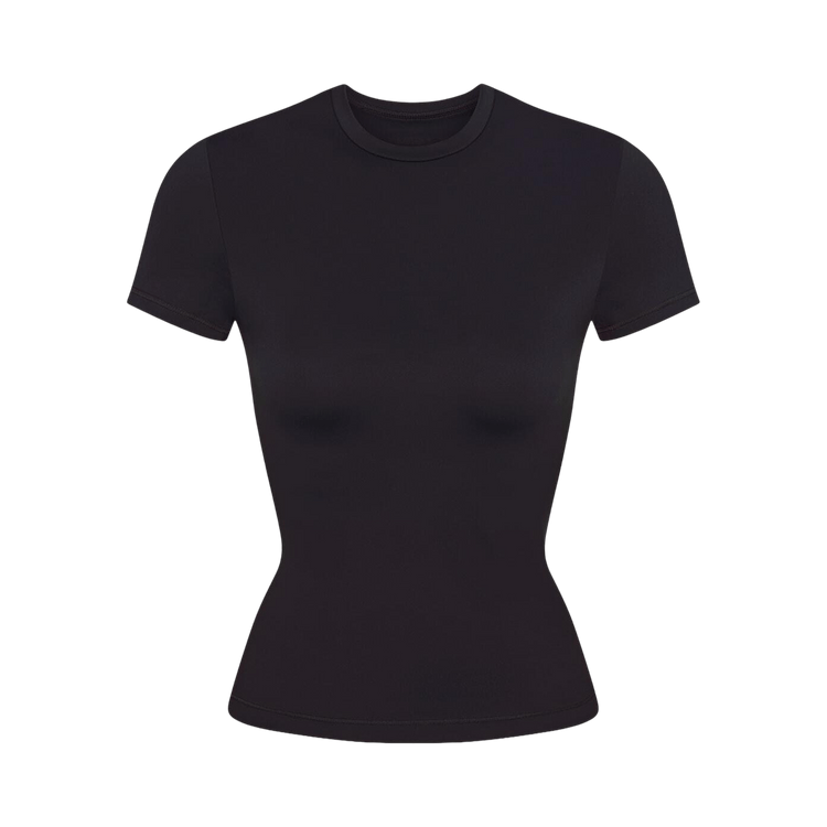NikeSKIMS Matte Padded Baby T-Shirt "Obsidian/Obsidian"