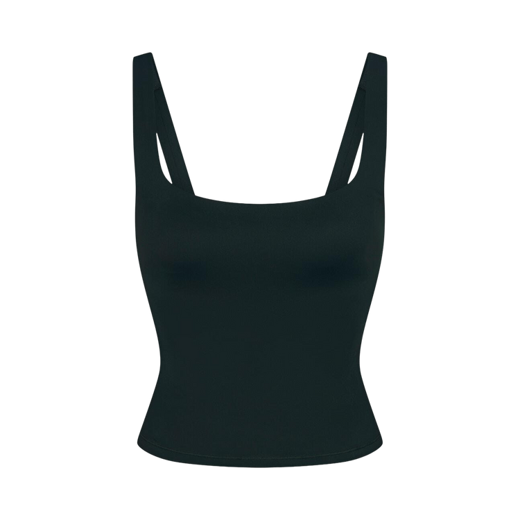 NikeSKIMS Matte Square-Neck Tank "Dark Teal/Dark Teal"