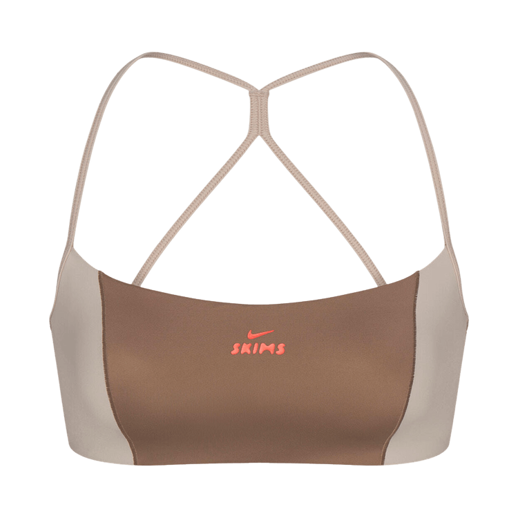 NikeSKIMS Shine Micro-Scoop Bra "Truffle/Stone"