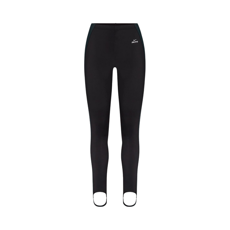 NikeSKIMS Shine High-Waisted 26" Stirrup Leggings with Drawcord "Obsidian/Dark Teal"