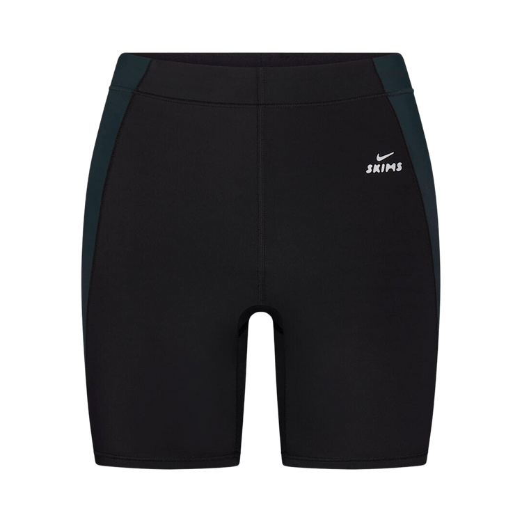 NikeSKIMS Shine High-Waisted 5" Biker Shorts "Obsidian/Dark Teal"