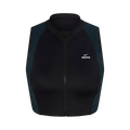 NikeSKIMS Shine Front-Zip Bra "Obsidian/Dark Teal"